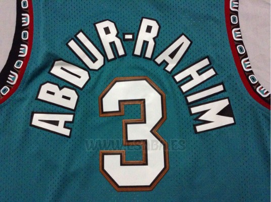 Camiseta Historic Retro Vancouver Grizzlies Abdur-Rahim #3 Verde